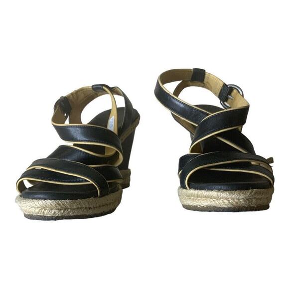 UGG Isabella Wedges Women's Size 8M Strappy Ankle Strap Leather Sandals - Picture 9 of 16